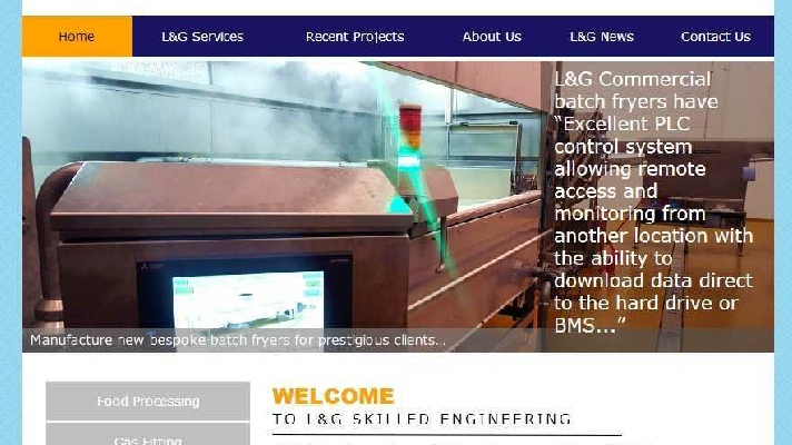 L&G Engineering website