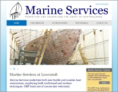 Marine Services website