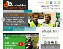 DB Motorcycle Training website